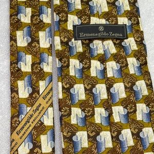 Ermenegildo Zenga 100% Silk Tie